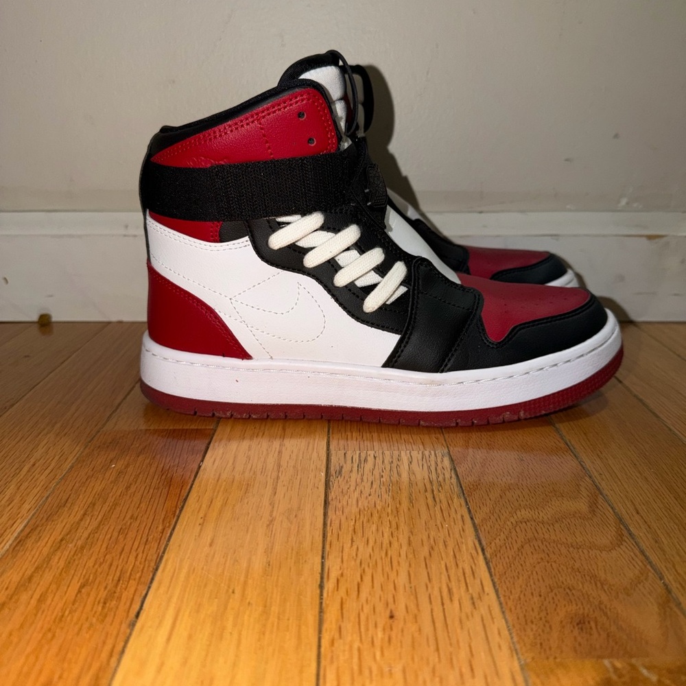 Nike Women's High-Top Sneakers - Red, Black, White